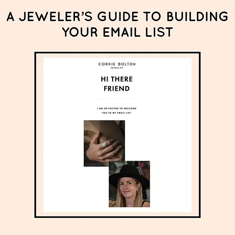 My biggest goal for this year when it started was to build my email list both @corkieboltonjewelry and here at Metalsmith...