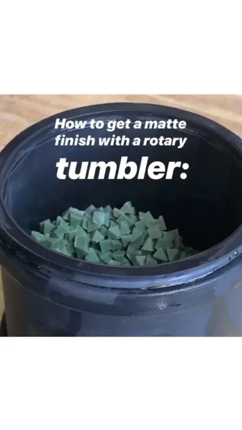 In this video I show off my technique of using plastic pyramid media to achieve a matte finish from @ottofrei1930 to check...