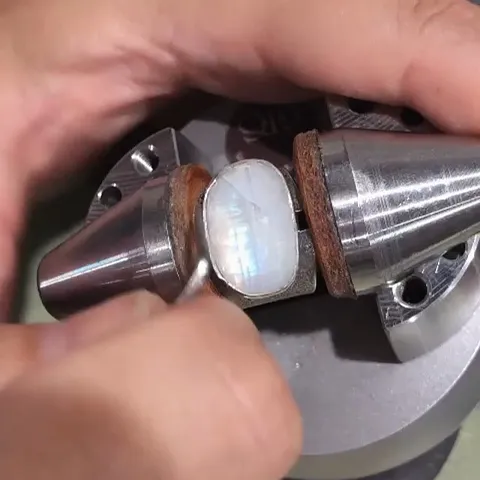 Here is another technique for opening a bezel and keeping your stone intact from @_jmkjewelry_ - “This is a ring someone...