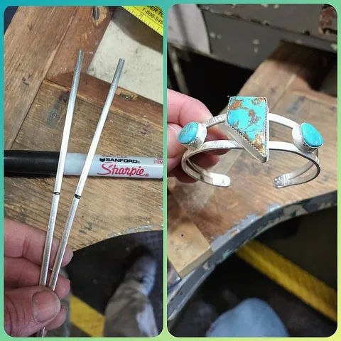 Here is a tutorial for making a split cuff out of wire from @ghosttownmetalworks - “I learned how to make a split band...