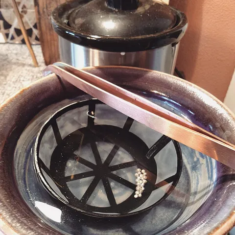 Here is a tip for your pickle pot from @BeadzillaJewelry - “I found an all plastic coffee filter that I trimmed the upper...