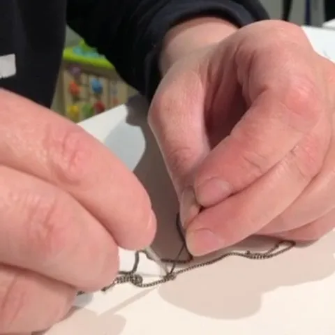 Here is a technique for getting chain untangled from @some_phenom - “I use some old burs/the smooth end of small drill...