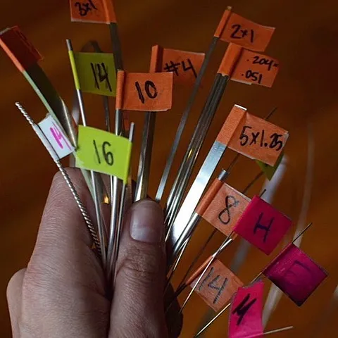 Love this tip from @laurelandlime to keep your wire and solder stock organized and identifiable! - “I have very limited...
