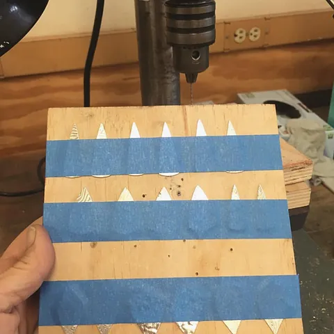 Here is a technique for safely drilling multiple items from @mothersonthemountainjewelry - “When I have a lot of pieces to...