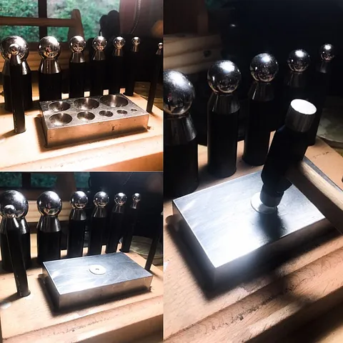 I love this tip for those with a limited budget for tools from @hausofmonarch - “f you have a one sided dapping block,...