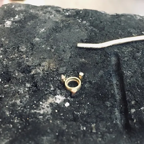 Here is a tip for soldering prongs to a bezel from @sharonzjewelry - “I love the convo of bezels and prongs combined in...