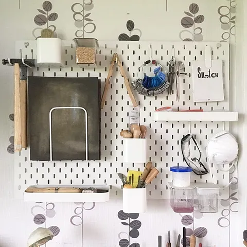 Here are some fantastic storage ideas from @rk_goudsmid - “I store my most used items on this pegboard, which I got from...