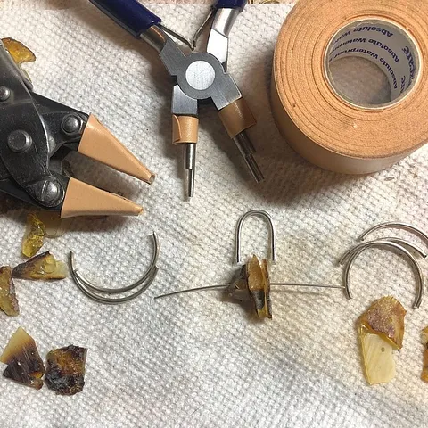 Here is another quick way to modify your pliers for forming from @greeneriverstudio - “I love this waterproof Nexcare tape...
