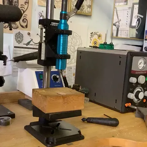 For this week”s #tooltalktuesday I’m super excited to show off my Foredom P-DP30 Drill Press! This drill press converts my...