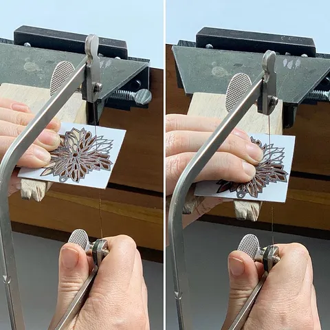 Here is a great sawing tip from @lucywalkerjewellery - “lucywalkerjewellery
When saw piercing, your saw should be as close...