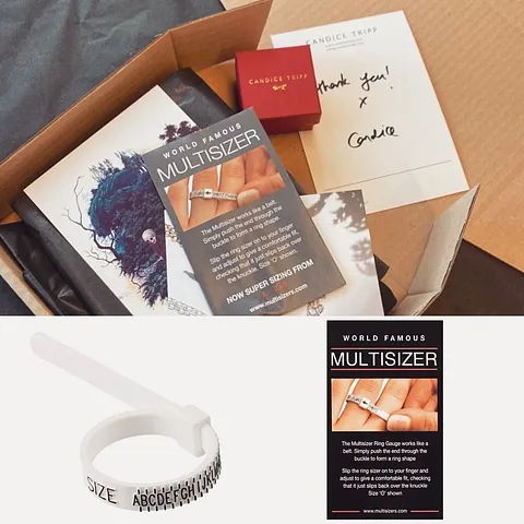 Here is a fantastic packaging tip from @candicetripp - “When I went to buy a ring gauge to get my mom’s ring size, I...