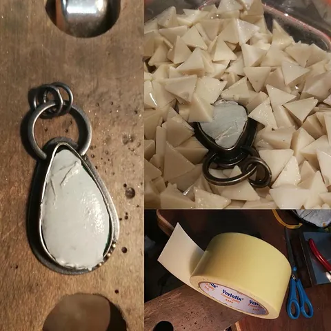 Here is a tip for those that want to experiment with tumbling a piece with a stone set from @kjs_heart -“ I tumbled this...