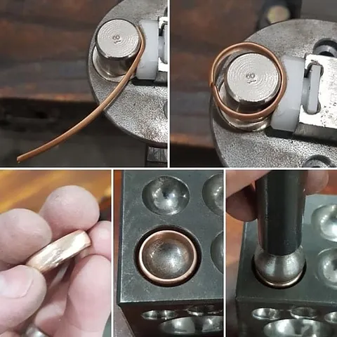 Here is a tip for getting that thick ring perfectly round from @refraction_manufacturing - First use a ring bender to...