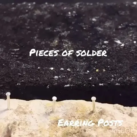 Love this soldering tip from @tribomo - “When I plan to make a batch of studs I like to have the earring posts...