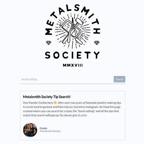 I’m so stoked about this I can’t stop talking about it 😆 in case you haven’t seen this yet: I now have a TIP SEARCH PAGE !...