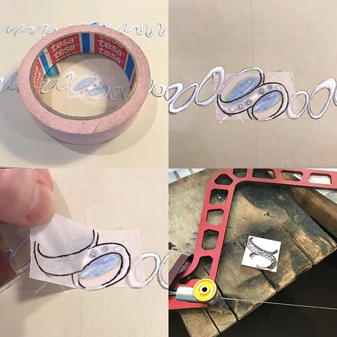 Here is a tip for applying a pattern or design to your metal from @lutrisjewellery - “I’ve used a few different methods...