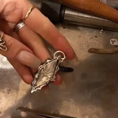 Here is a tip to protect your polish from @cabrinachanningsilverworks - “Masking tape works wonders to protect a pretty...