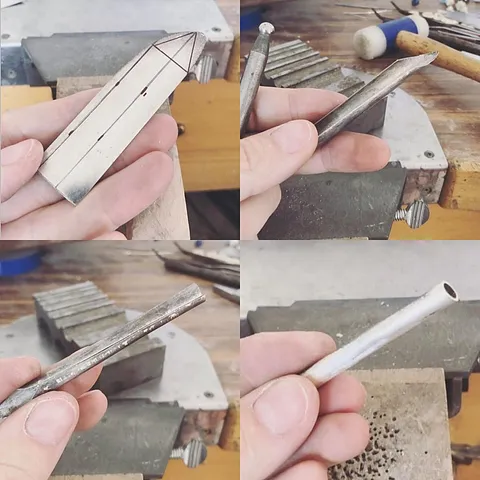 Here is a tutorial on making your own tubing from @marta.oms - “Some days ago @metalsmithsociety asked on their stories if...