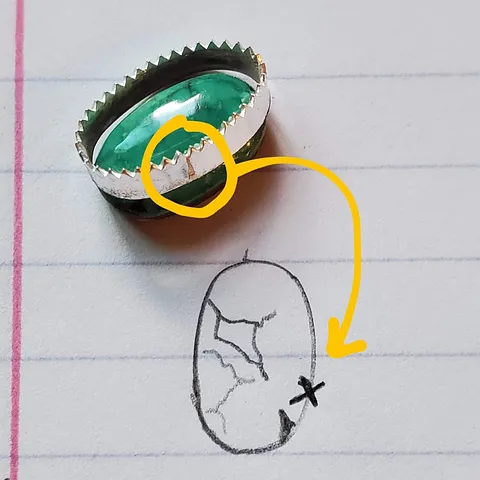 Here is a bezel tip from @quiettimejewelry - “An easy little tip that may help other makers. I sketch my stones out so I...