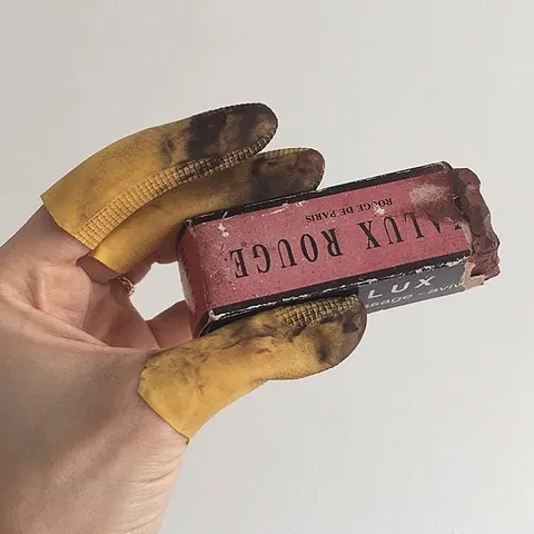 @seekerjewellery not only makes incredible jewelry but she also chops up rubber kitchen gloves to save her nails when...