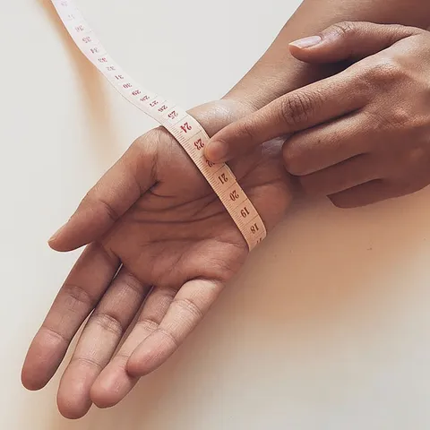 Not sure what size bangle your customer will need?  @wyckoffsmith showed us a great way to measure! - “Use a tape measure...