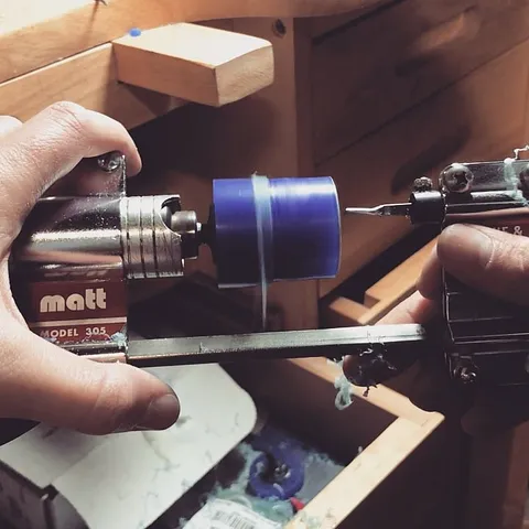 Depending on my project I sometimes cut rings on this handy lathe. It’s a tool from Matt (swear this isn’t an...