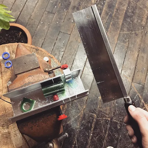 If you work with tube wax regularly to create rings this Matt Miter Box &amp; Saw saves so much time. I have mine held in...