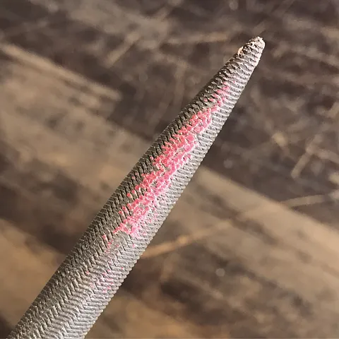 On the topic of cleaning sticky wax out of a file I just experimented with @googone and my wire wax brush I bought from...