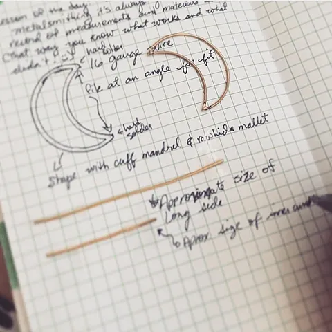 Thanks for this simple but important tip @mi.chi.mi - “When making a new design or learning a new technique I write it...