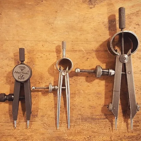 Loved this divider comparison from @jonmryan - “Alex Tools dividers vs Starrett vs Euro Tool German made dividers. As soon...
