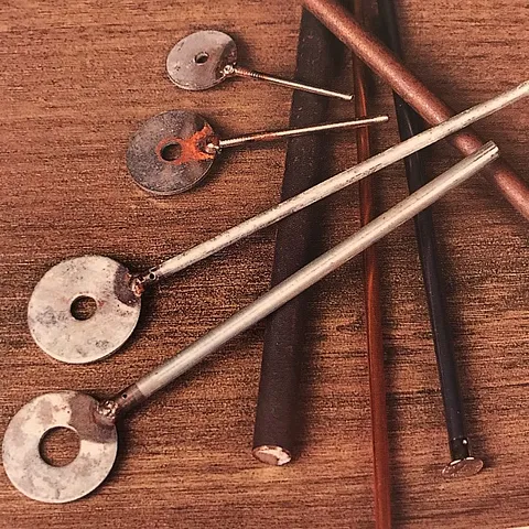 If you need to make jump rings (for the #metalsmithchallenge 😉) you can create your own tool by soldering a washer to a...