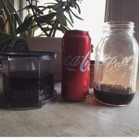 Here’s another way to clean your steel tumbler shots - take flat @cocacola and tumble  for a few hours, then rinse! Thanks...
