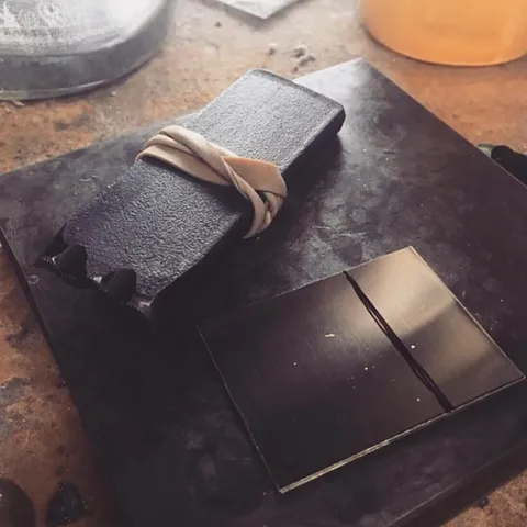 For those of us that use steel stamps 👀@adornedsmithingco wraps her stamps with rubber bands to make a wider, more...