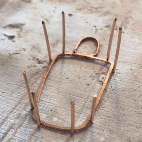 Here’s a way to get your prongs to stay in position while soldering from @sweetbellajewelry - “For prongs I use a soft...