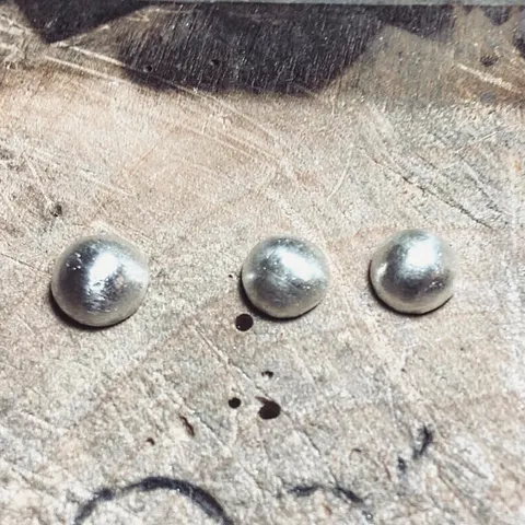 When you want to make perfect, large balls that are flat on the bottom - take your melted ball and place it inside your...