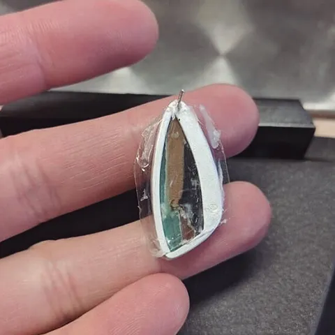 If your bezel has a cutout on the back and you are using Jett set or something similar to hold it, it's hard to keep the...