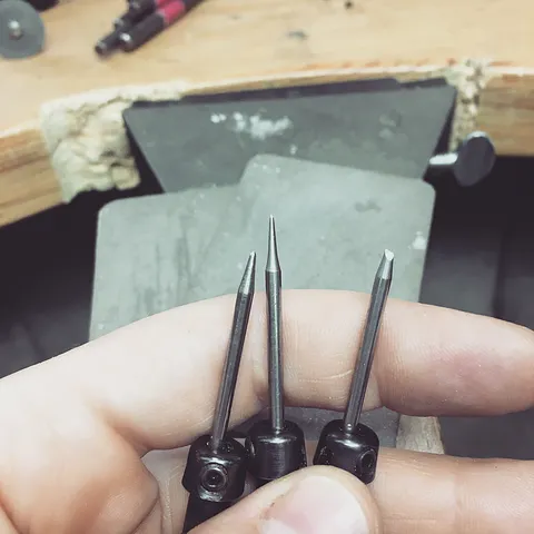 Want to make your own setting tools out of old burs? Watch these step by step videos from @piecesofstarrjewelry she...