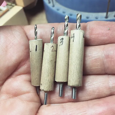 Here is another tool modification AND a tip when drilling holes from @teresa.matheson - “After drilling a hole in a piece...