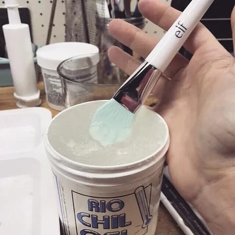 If you are looking for a solution to apply flux or heat shield try this tip from @thewoodandwatch - “A makeup spatula is...