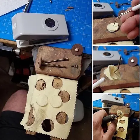 This genius #DIY tool comes from @williamcobbjewelry “I use a craft circle cutter to cut sunshine cloth. It cuts 3/4...