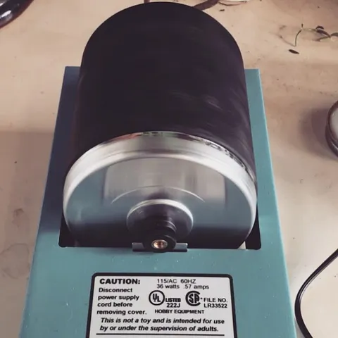 For this #tooltalktuesday I’m super excited to discuss my Lortone tumbler, given to me by @seattlefindings 😃 Members of...