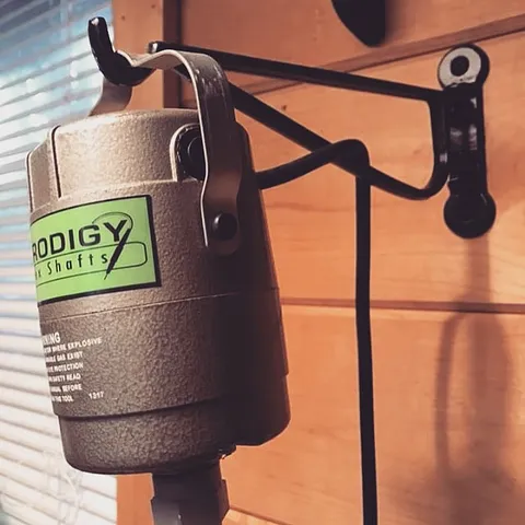 I love this solution for hanging your flexshaft from @splatboombang -“I thought I’d share my make-shift flex shaft holder,...