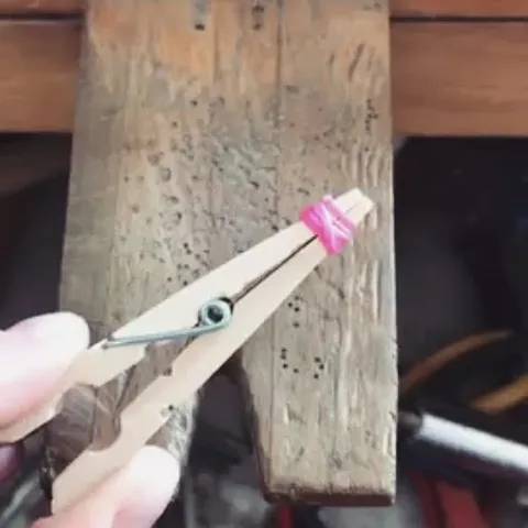 Here is a solution for holding small objects while filing and polishing from @annie.lesperance - “I use a clothes pin and...