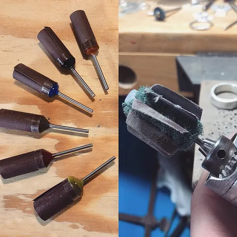 For this week’s #tooltalktuesday I wanted to show off two options from @riogrande for sanding the inside of a ring (or...