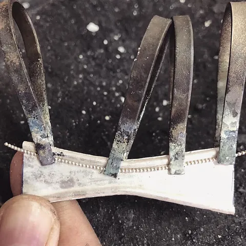 Here is an awesome solution for keeping decorative elements in place while soldering from @thesovereigncrow - ““ I make a...
