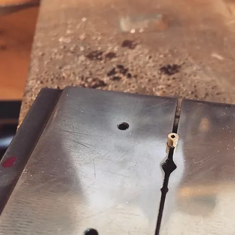Here is a game changing method for setting small diamonds from @sarahmcguirestudio - “I use a miter jig to hold...