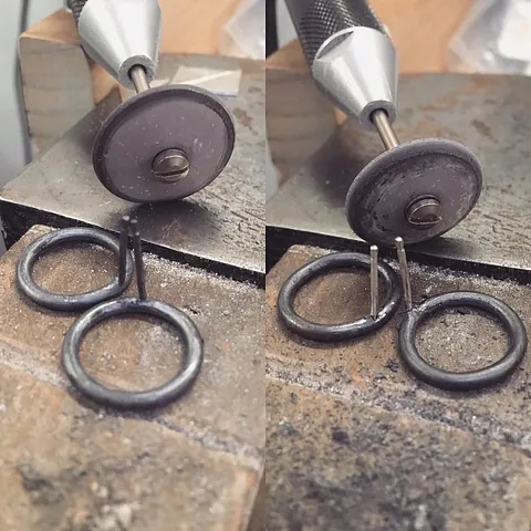 Here is a finishing tip for all of you patina lovers out there from @stuffbyana -“When you patina a pair of earrings, it’s...