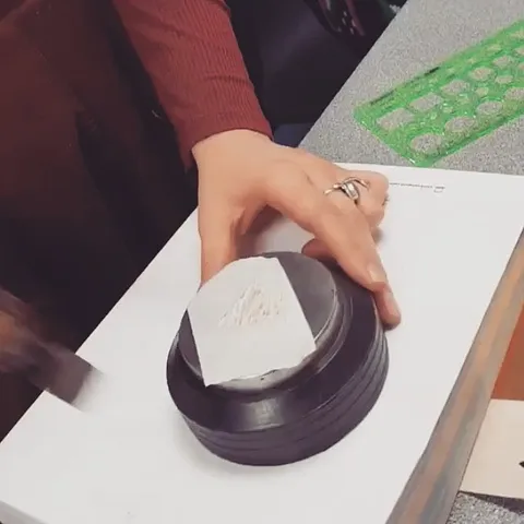 Here is a method for holding your work in place while texturing/hammering from @makeitkimtoday - “I use masking tape all...