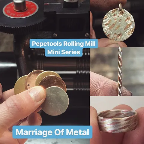 In this week’s Rolling Mill Mini Series post I wanted to show off how to use your mill for MARRIAGE OF METALS 💕 (this is a...