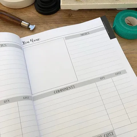 Here is a tip for organizing your pieces and keeping track of costs from @foxandblue -“I use a Jewellery Making Journal (I...